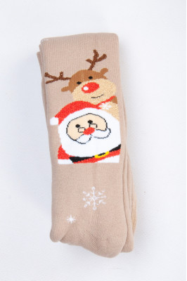 Колготи дитячі махрові новорічні  